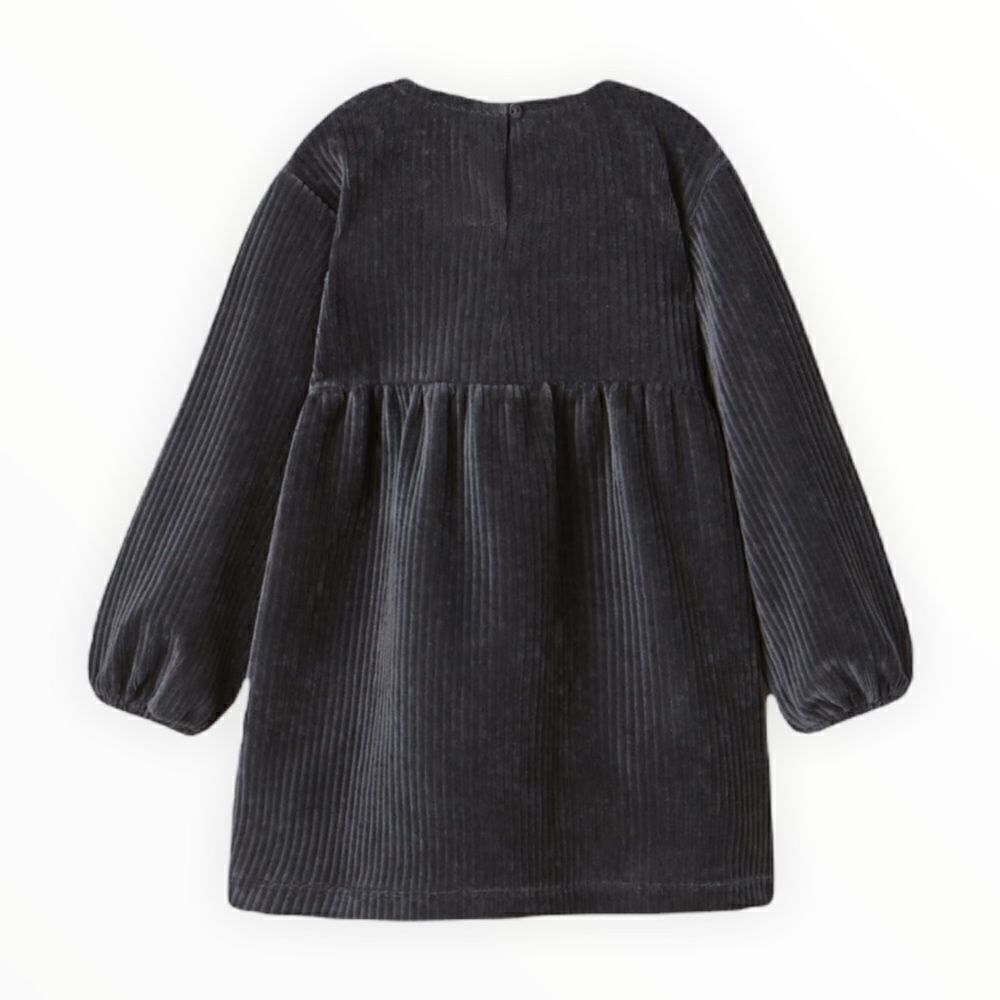 ZARA Kids | Charcoal | CORDUROY DRESS - Picture 2 of 6